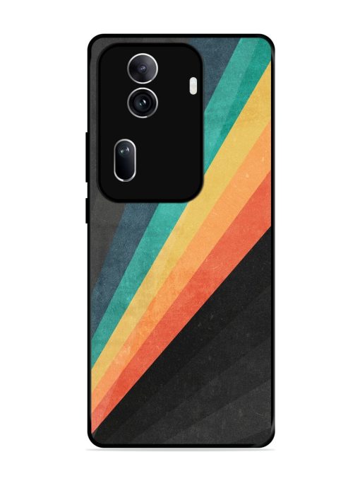 Retro Spectrum Glossy Soft Edge Case for Oppo Reno 11 Pro (5G) Chachhi