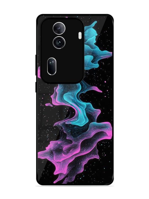 Cosmic Currents Glossy Soft Edge Case for Oppo Reno 11 Pro (5G) Chachhi