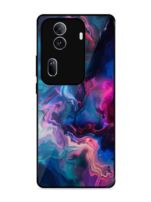 Cosmic Swirl Glossy Soft Edge Case for Oppo Reno 11 Pro (5G)