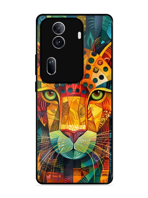 Mosaic Majesty Glossy Soft Edge Case for Oppo Reno 11 Pro (5G) Chachhi