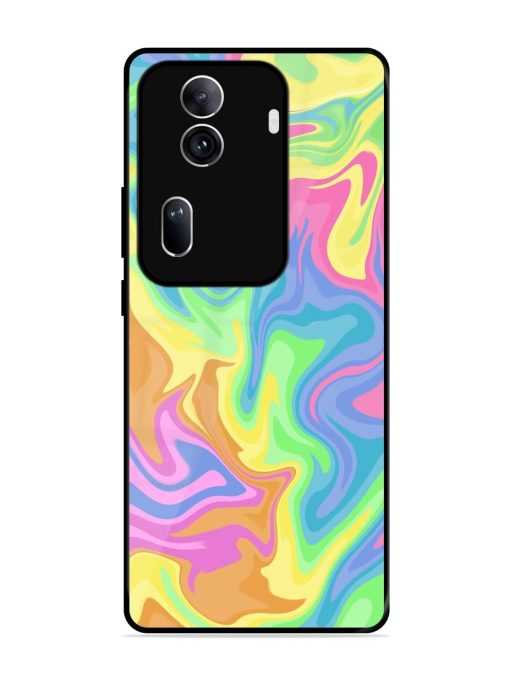 Whimsical Swirl Glossy Soft Edge Case for Oppo Reno 11 Pro (5G) Chachhi