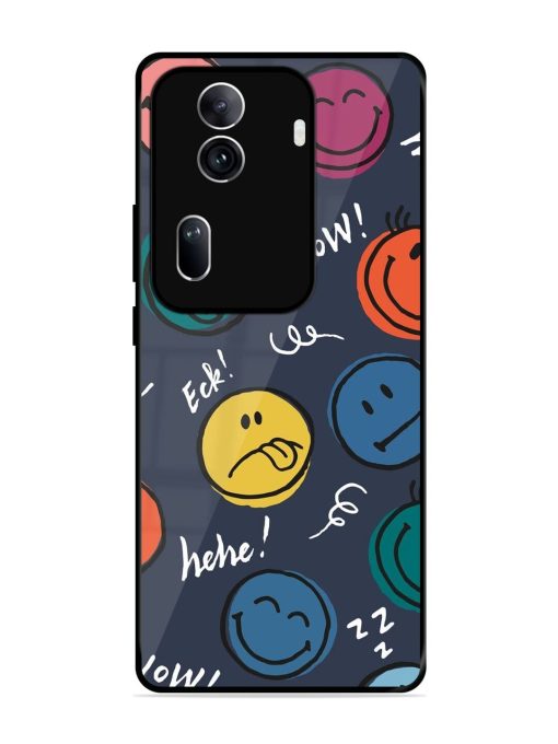 Emoticon Parade Glossy Soft Edge Case for Oppo Reno 11 Pro (5G) Chachhi