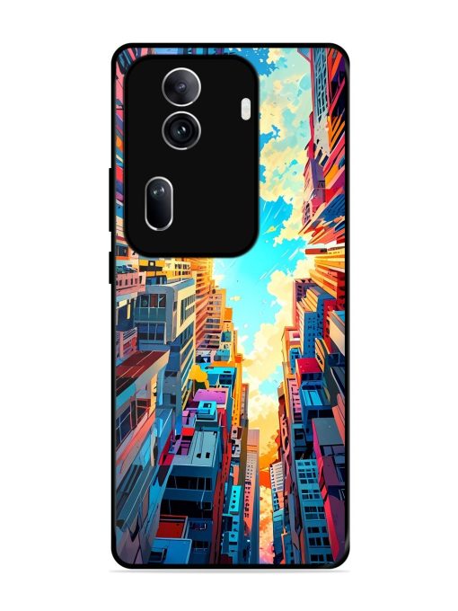 Skyward City Glossy Soft Edge Case for Oppo Reno 11 Pro (5G)