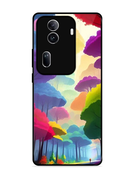 Rainbow Road Glossy Soft Edge Case for Oppo Reno 11 Pro (5G) Chachhi