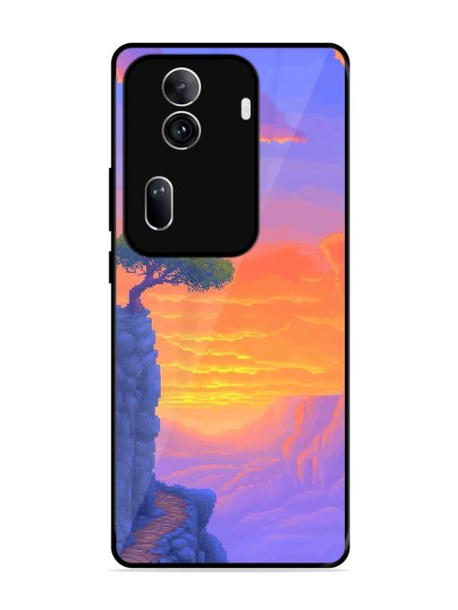 Cliffside Solitude Glossy Soft Edge Case for Oppo Reno 11 Pro (5G) Chachhi