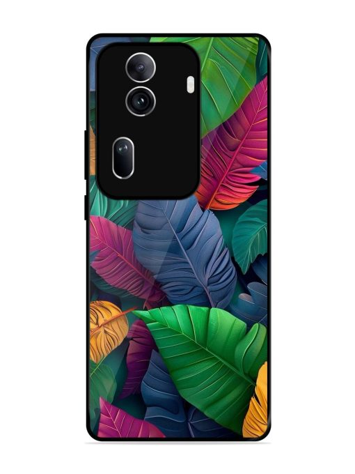 Tropical Tapestry Glossy Soft Edge Case for Oppo Reno 11 Pro (5G)
