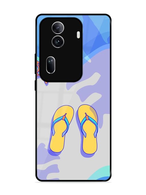 Sandy Toes And Salty Seas Glossy Soft Edge Case for Oppo Reno 11 Pro (5G) Chachhi