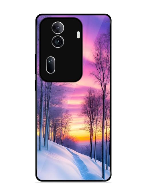 Winter'S Purple Haze Glossy Soft Edge Case for Oppo Reno 11 Pro (5G)
