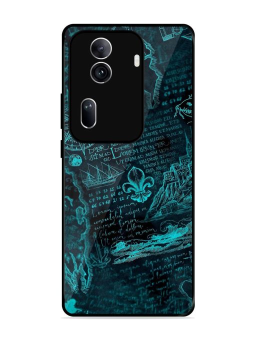 Nautical Notebook Glossy Soft Edge Case for Oppo Reno 11 Pro (5G) Chachhi