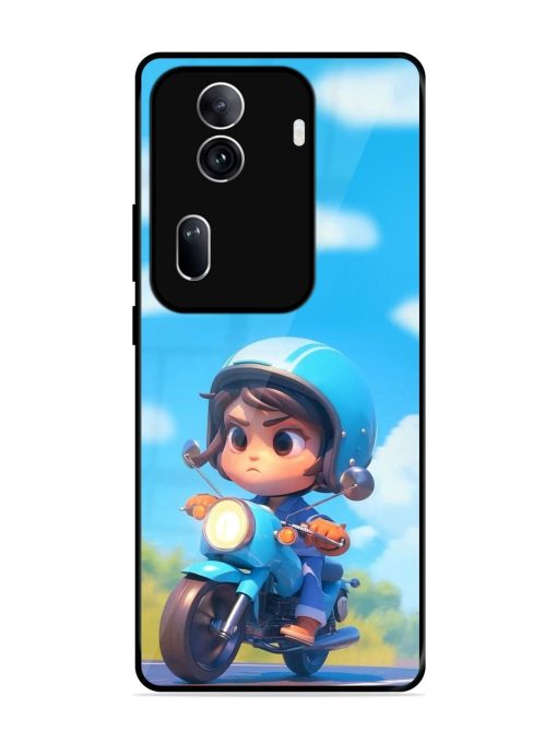 Little Rider Glossy Soft Edge Case for Oppo Reno 11 Pro (5G) Chachhi