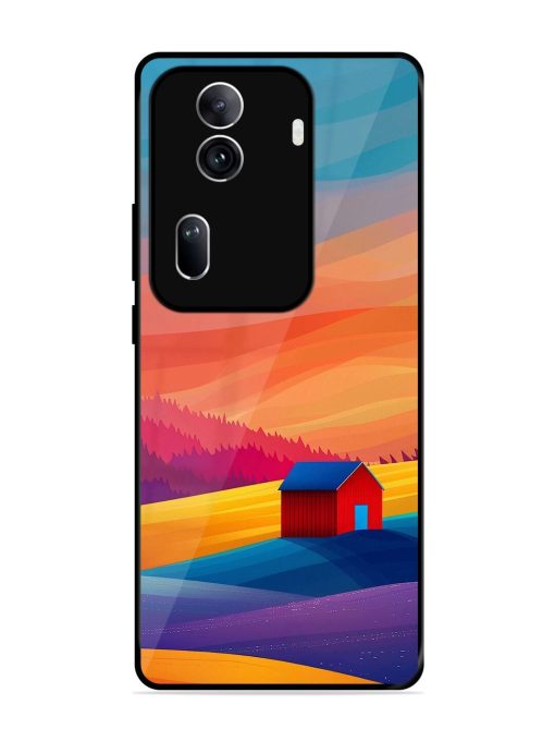 Sunset Solitude Glossy Soft Edge Case for Oppo Reno 11 Pro (5G)