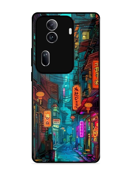 Neon Nightscape Glossy Soft Edge Case for Oppo Reno 11 Pro (5G)