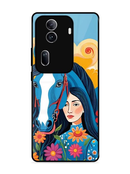 Equine Enchantment Glossy Soft Edge Case for Oppo Reno 11 Pro (5G) Chachhi