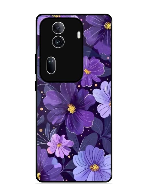 Purple Paradise Glossy Soft Edge Case for Oppo Reno 11 Pro (5G)