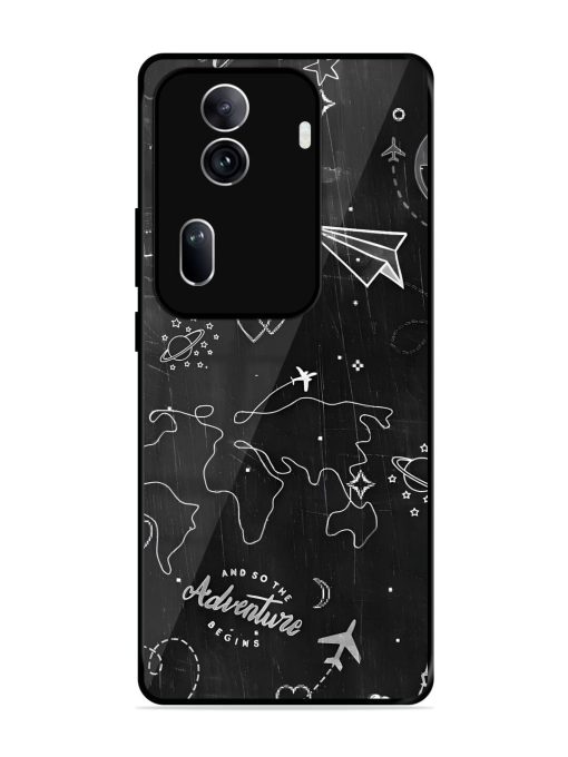 Wanderlust Sketchbook Glossy Soft Edge Case for Oppo Reno 11 Pro (5G)