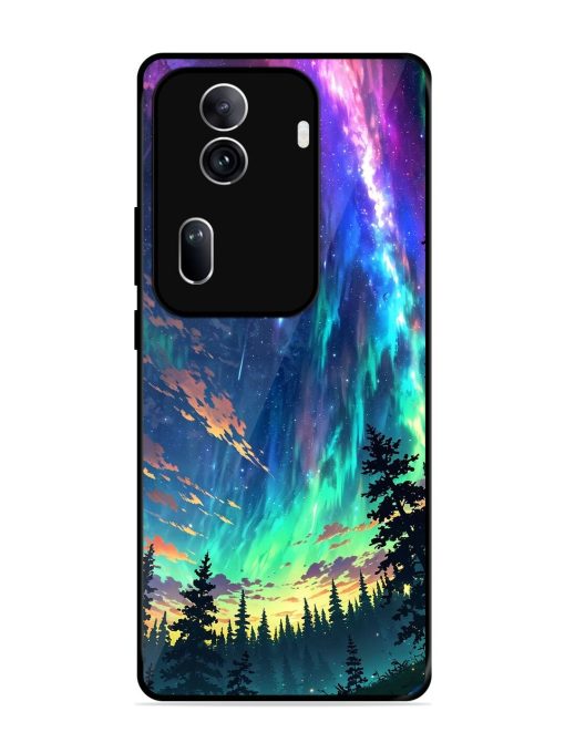 Cosmic Canvas Glossy Soft Edge Case for Oppo Reno 11 Pro (5G) Chachhi