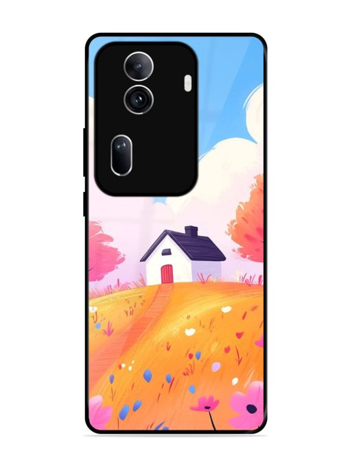 Hilltop Haven Glossy Soft Edge Case for Oppo Reno 11 Pro (5G) Chachhi