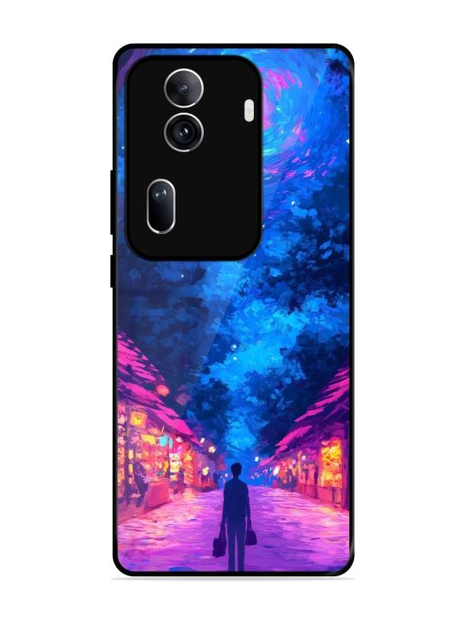 Neon Nightscape Glossy Soft Edge Case for Oppo Reno 11 Pro (5G)