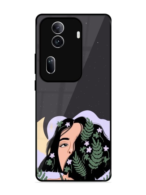 Lunar Lullaby Glossy Soft Edge Case for Oppo Reno 11 Pro (5G)
