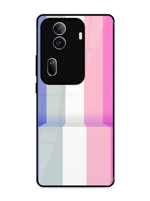 Pastel Palette Glossy Soft Edge Case for Oppo Reno 11 Pro (5G) Chachhi