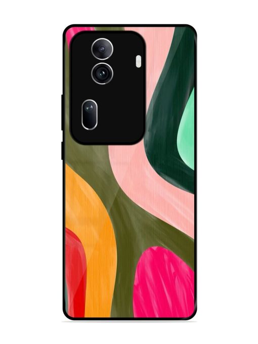 Wavy Wonderland Glossy Soft Edge Case for Oppo Reno 11 Pro (5G) Chachhi