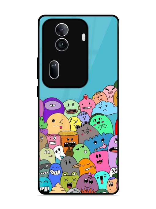 Monster Mash Glossy Soft Edge Case for Oppo Reno 11 Pro (5G)