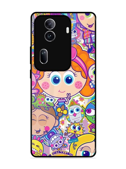 Distroller Friends Glossy Soft Edge Case for Oppo Reno 11 Pro (5G) Chachhi