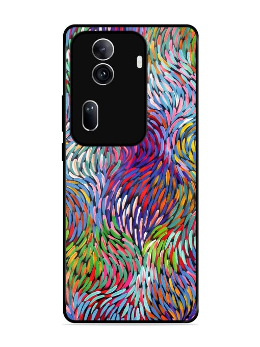 Vibrant Waves Glossy Soft Edge Case for Oppo Reno 11 Pro (5G) Chachhi