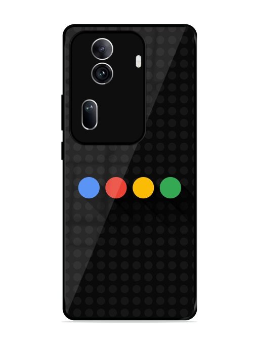 Google Dots Glossy Soft Edge Case for Oppo Reno 11 Pro (5G) Chachhi