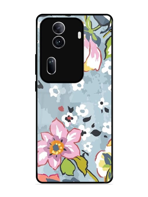 Floral Fantasy Glossy Soft Edge Case for Oppo Reno 11 Pro (5G)