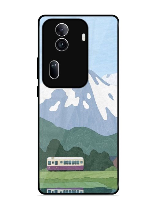 Mountainside Reflections Glossy Soft Edge Case for Oppo Reno 11 Pro (5G) Chachhi