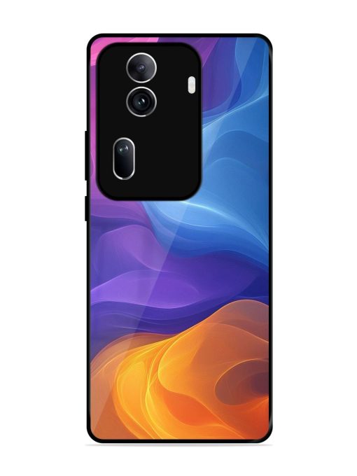 Cosmic Currents Glossy Soft Edge Case for Oppo Reno 11 Pro (5G) Chachhi