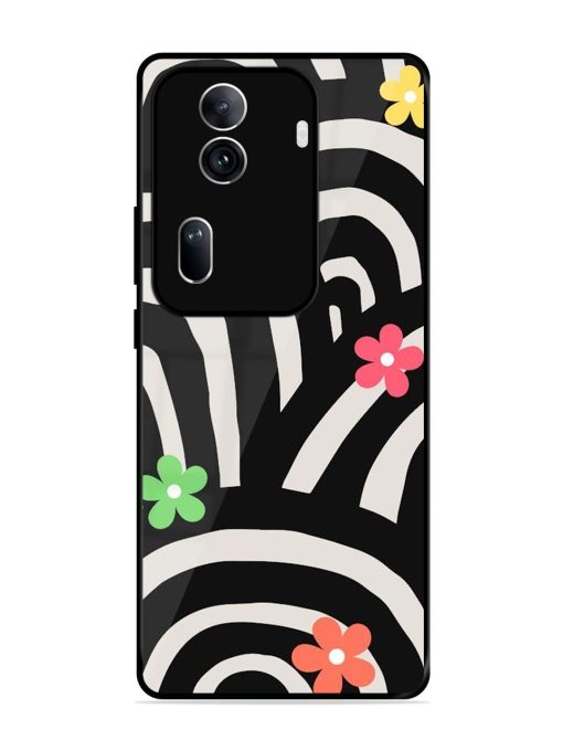 Rainbow Arcs Glossy Soft Edge Case for Oppo Reno 11 Pro (5G) Chachhi