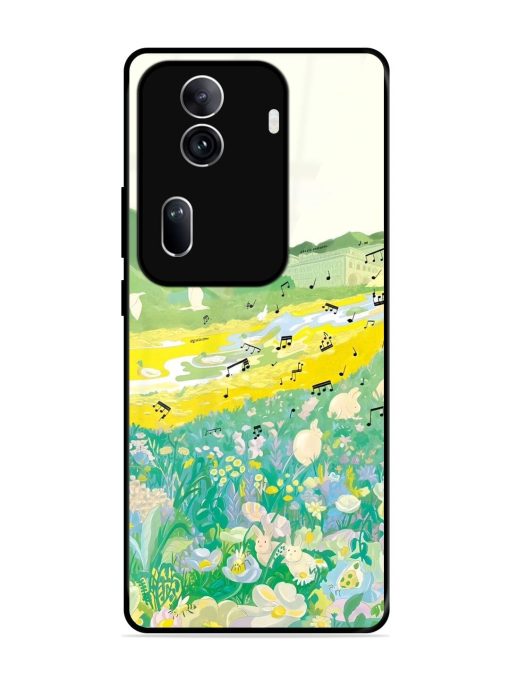 Melody In Bloom Glossy Soft Edge Case for Oppo Reno 11 Pro (5G)