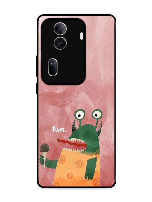 Hungry Monster Glossy Soft Edge Case for Oppo Reno 11 Pro (5G) Chachhi