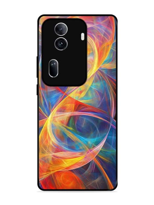 Cosmic Currents Glossy Soft Edge Case for Oppo Reno 11 Pro (5G) Chachhi