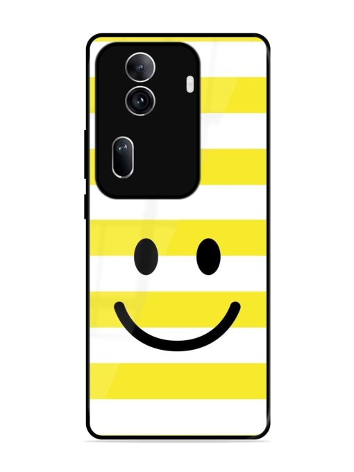 Smiling Stripes Glossy Soft Edge Case for Oppo Reno 11 Pro (5G) Chachhi