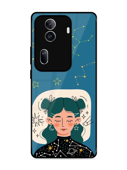 Cosmic Daydreamer Glossy Soft Edge Case for Oppo Reno 11 Pro (5G) Chachhi