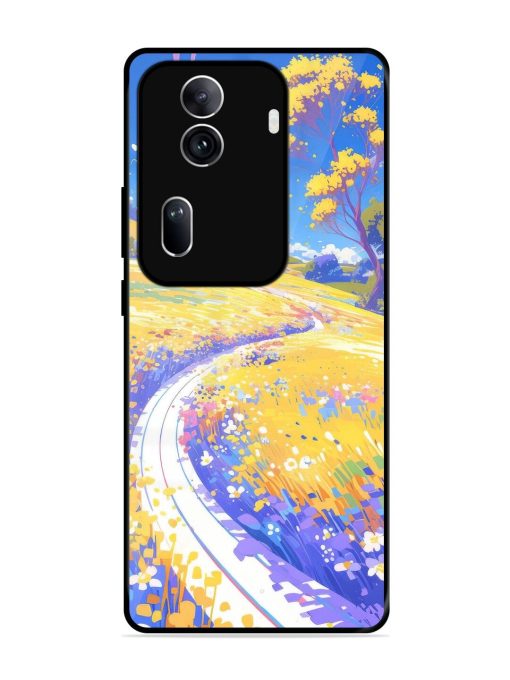 Vibrant Spring Meadow Glossy Soft Edge Case for Oppo Reno 11 Pro (5G)