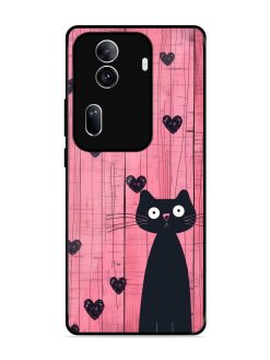 Feline Valentine'S Day Glossy Soft Edge Case for Oppo Reno 11 Pro (5G)