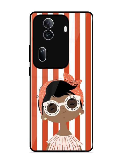 Girls Just Wanna Have Fun Glossy Soft Edge Case for Oppo Reno 11 Pro (5G) Chachhi