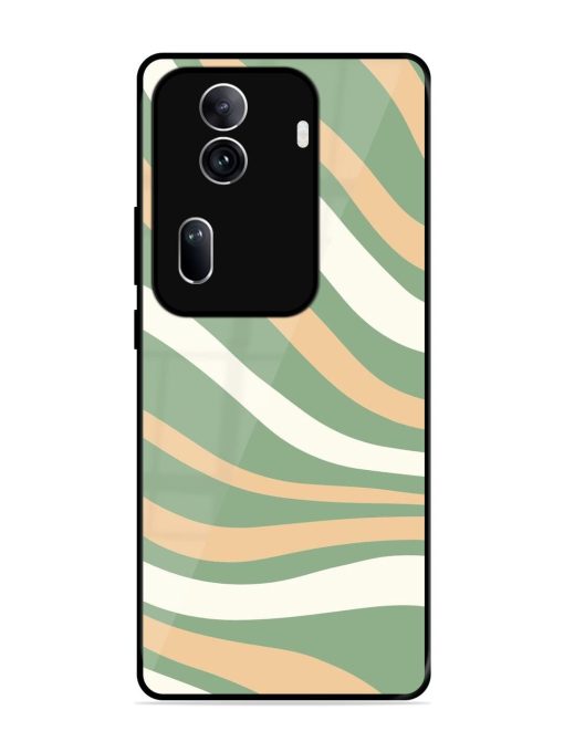 Wavy Pastel Paradise Glossy Soft Edge Case for Oppo Reno 11 Pro (5G)