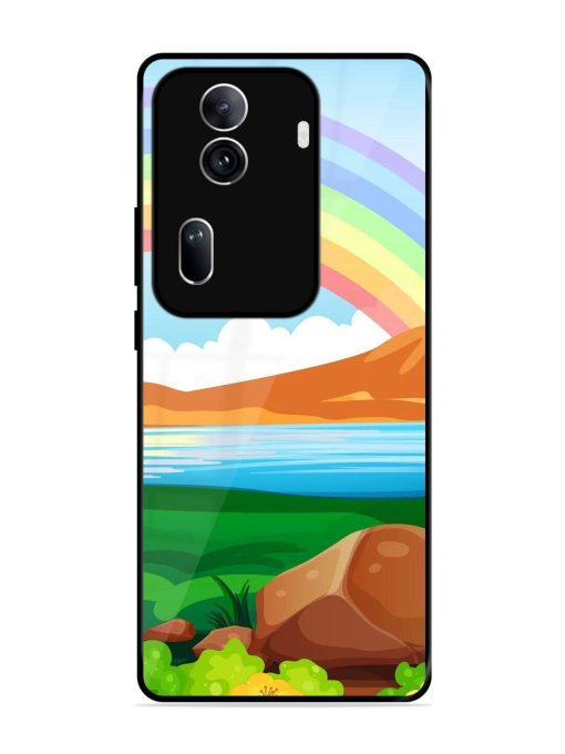 Rainbow Over The Lake Glossy Soft Edge Case for Oppo Reno 11 Pro (5G)