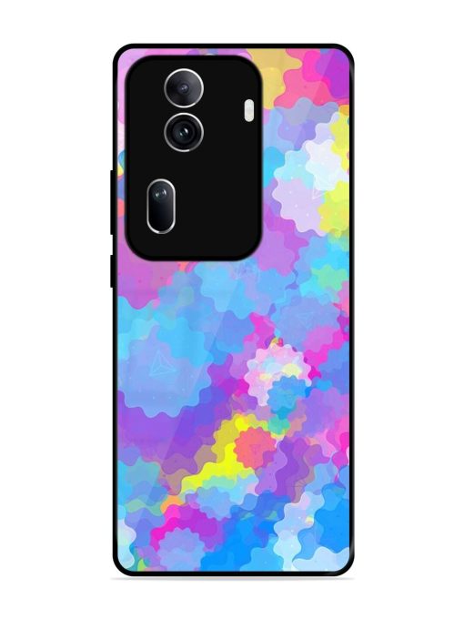 Psychedelic Cloud Burst Glossy Soft Edge Case for Oppo Reno 11 Pro (5G) Chachhi