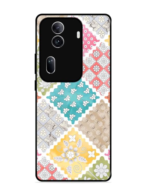 Patchwork Dreamscape Glossy Soft Edge Case for Oppo Reno 11 Pro (5G) Chachhi