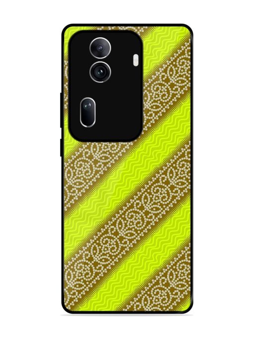 Golden Bandana Bliss Glossy Soft Edge Case for Oppo Reno 11 Pro (5G) Chachhi