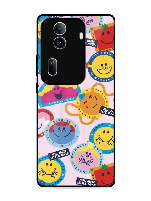 Whimsical Mr. Men & Little Miss Glossy Soft Edge Case for Oppo Reno 11 Pro (5G) Chachhi