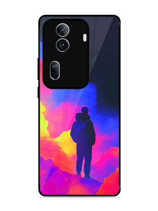 Cosmic Wanderer Glossy Soft Edge Case for Oppo Reno 11 Pro (5G) Chachhi