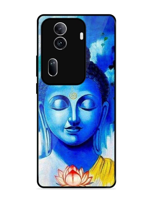 Serene Buddha With Lotus Glossy Soft Edge Case for Oppo Reno 11 Pro (5G)