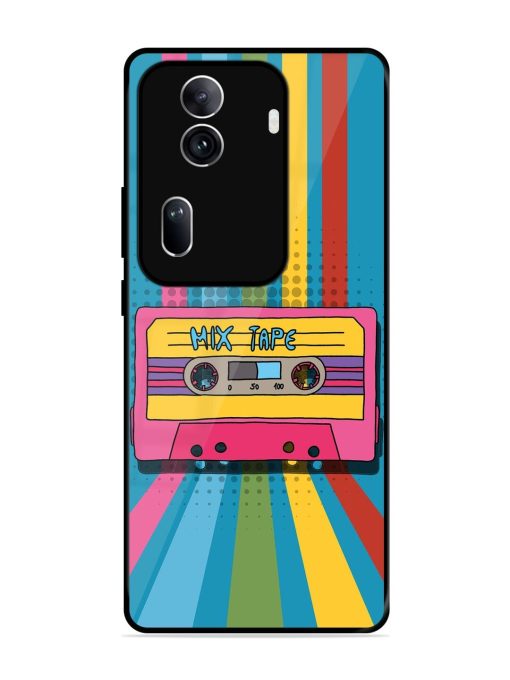 Retro Cassette Tapes Glossy Soft Edge Case for Oppo Reno 11 Pro (5G) Chachhi